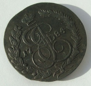 5 копеек 1784г (К М)