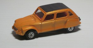 Citroёn Dyane, Corgi Juniors, made in Gt. Britain!