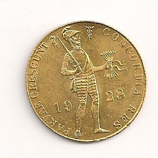Дукат 1928, золото