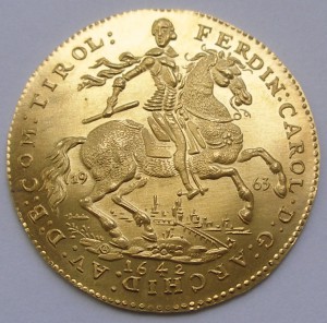 Два дуката 1642 г. (рестр.1961).