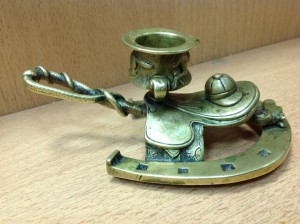 Подсвечник на тему Лошадей Бронза