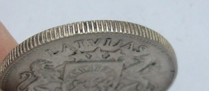 Лот монет 1-2 Лати 1924г,25г,26г