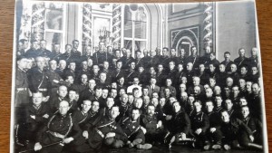 Ворошилов, Калигин, Эйдеман в военной академии 1930