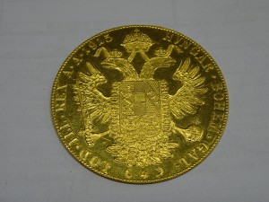 4 Дуката. 1915 .Золото
