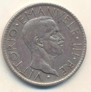 Италия 20 лир 1927 год.