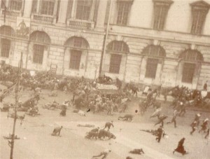 Расстрел демонстрации в Петрограде