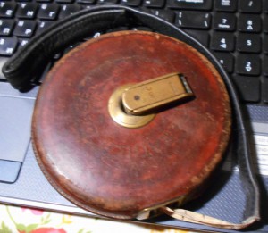 железнодорожная рулетка бронза кожа антиквариат US