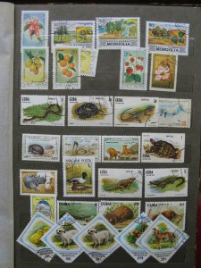 Альбом с марками.