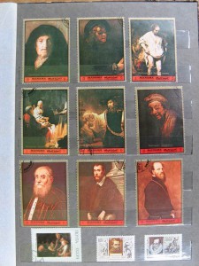 Альбом с марками.