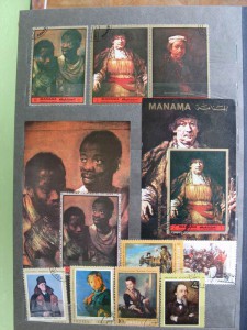 Альбом с марками.