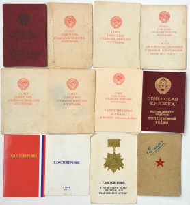 Слава 3ст,КЗ,ОВ 2 юб,2 Отваги,Москва,Киев и др на одного