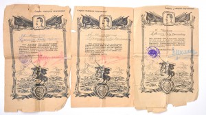 Слава 3ст,КЗ,ОВ 2 юб,2 Отваги,Москва,Киев и др на одного
