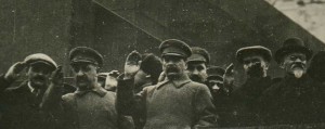 Сталин,Молотов,Каганович,Калинин и др. на трибуне мавзолея.