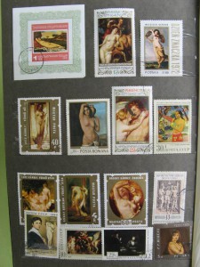 Альбом с марками.