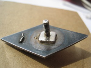 Ромб ВВИУ серебро люкс