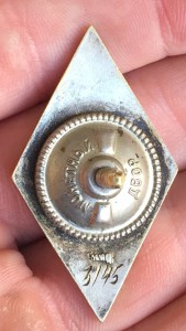 ОИИМФ номерной в серебре