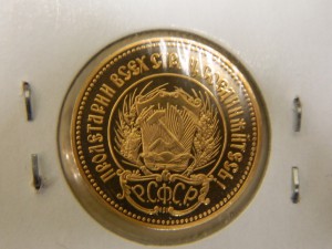 Червонец сеятель 1923 NGC MS 64 + 1980 пруф ЛМД