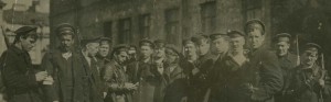 Матросы отряда внутреннего порядка. Петроград. 1919 г.