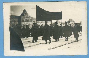 День Красного офицера.Склянский обходит строй курсантов.