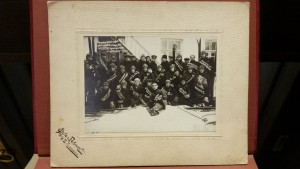 Лыжники в буденовках 1931год.