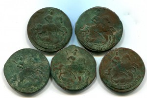 Двухи 1761-5 монет