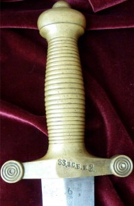 ТЕСАК ОБРАЗЦА 1848 ГОДА 33.З.С.Б.И.2 1863