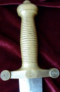 ТЕСАК ОБРАЗЦА 1848 ГОДА 33.З.С.Б.И.2 1863