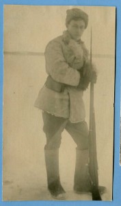 Красноармеец. Карельский фронт.р-н г.Петрозаводска.1921 г.