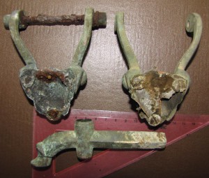 Красивые ручки, похожи на самоварные.