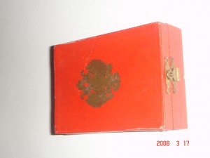 коробка от ордена Станислова