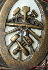 Знак "Отличный восстановитель" (наркомовский), эмаль в люксе
