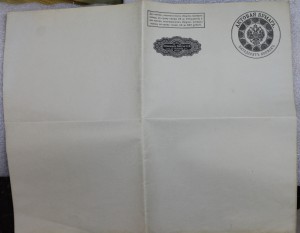 Постановление коллегии НКФ РСФСР 1922 на актовой бумаге 1915