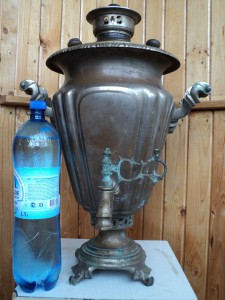 Рюмка на 7 л. 1 коп. артель . Банка, выпуклые листья 1988 г.