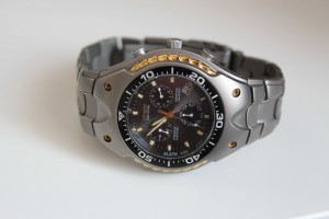 Citizen Eco-drive titanium хронограф