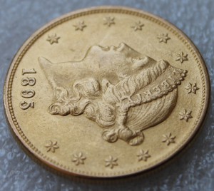 Подскажите подлинная ли монета, $20 Liberty Gold Eagle 1895