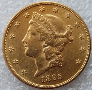 Подскажите подлинная ли монета, $20 Liberty Gold Eagle 1895