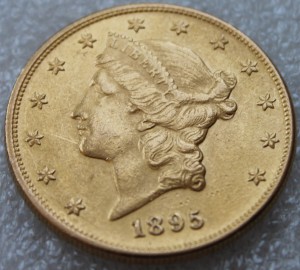 Подскажите подлинная ли монета, $20 Liberty Gold Eagle 1895