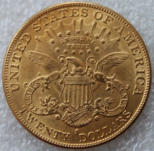 Подскажите подлинная ли монета, $20 Liberty Gold Eagle 1895