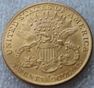 Подскажите подлинная ли монета, $20 Liberty Gold Eagle 1895