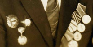 Ветеран ВОВ с монгольским орденом.