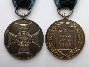 Польша. Медаль Заслуженным на поле Славы. Толстая. RR Люкс.