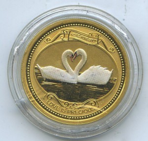 25 долларов 2008 год Елизавета II Proof Золото(999,9)