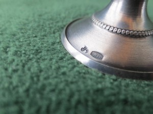 Пара рюмок. Серебро 875 проба.