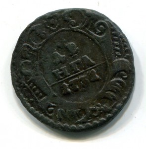 Денга 1731 одна черта