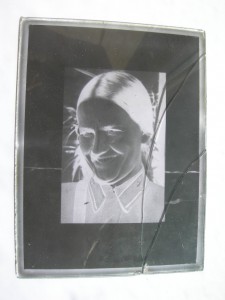 ГСС Марина Раскова. Стеклянный негатив  + фото (на конверте)