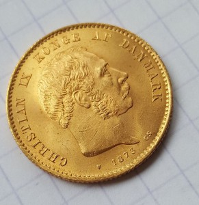 20 крон 1873 золото