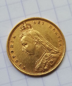 золото виктория 1887