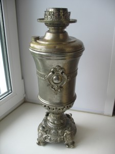 Лампа керосиновая.Большая.Литьё