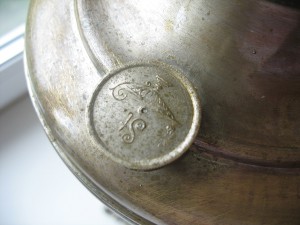 Лампа керосиновая.Большая.Литьё