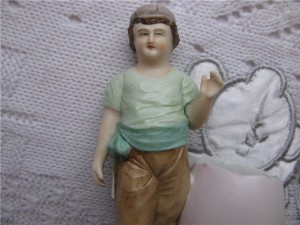 царский фарфор и стекло (для чая банка, сахарница и статуэтк